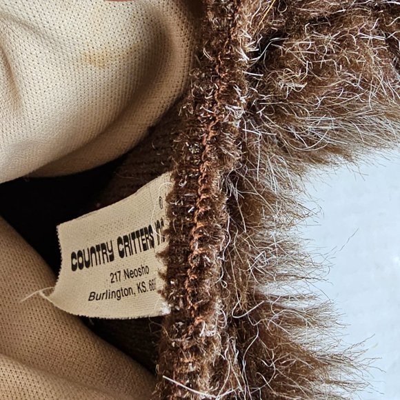 Hand Puppet Country Critters Inc Made in USA Plush Animal Beaver Gopher 12" - Picture 11 of 12